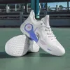 Bequeme Sportschuhe für Damen und Herren, Jugend-Trainings-Sneaker, rutschfeste Basketballschuhe, Schwarz, Weiß, Blau