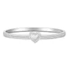 TFF – Bracelet en diamant d'amour, marque originale, mode, luxe, léger, ne se décolore pas, or, cœur de pêche, personnalisé, Simple, vêtements à main