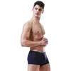 Unterhosen Nahtlose Männer Boxer Sexy Homosexuell Unterwäsche Cueca Eis Seide Beutel Männliche Feste Höschen Männer Kleidung Boxershorts Plus Größe