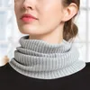 Scarves Winter Warm Cashmere Unisex Elastic Wool Knit Ring Neck Shawl Snood Female Thicken Windproof Cycling Driving Pullove O20