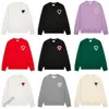 Sweat à Capuche Designer Broderie Homme et Femme Paris amis Sweat à Capuche Col Rond Pull Classique Amour Solide Couleur Pull à Manches Longues Couple Étoile Net Rouge Même Style zz