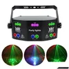 LED Gadget 15 Eyes Laser Lighting RGB DMX512 Strobe Stage Lights Sound Activated DJ Light for Disco Parties Bar Party Birthday Weddi Dhegf