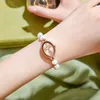 Montre Modem pour femmes, montre-Bracelet de perles fritillaires à Quartz de styliste de haute qualité