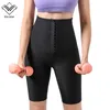 Logo personalizzato Fitness Leggins Fajas Sauna Pantaloni Shorts Cintura Shaper Plus Size Vita alta Corsetto Vita Trainer Leggings Donna