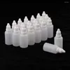 Lagringsflaskor perfeclan 20st 30 ml PE plast tomt ögondroppar injektionsflaskor flytande container pressbart