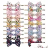 Accessoires De Cheveux 19 Couleurs Mignon Bébé Bowknots Bandeau Filles Rétro Arc Bandes Nouveau-Né Bandeaux Bandeau Enfants Drop Delivery Maternité Dh2Ey