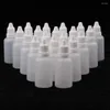 Lagringsflaskor perfeclan 20st 30 ml PE plast tomt ögondroppar injektionsflaskor flytande container pressbart