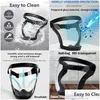 أدوات المطبخ الأخرى الجديدة قابلة لإعادة الاستخدام FL FACE SHIELD MARK SPLASH PRINCE HD نظارات أمان شفافة مضادة للرياح مع FILTE DHWIV