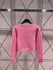 Women's Sweaters 2023 Top Pullover Sweater Round Neck Solid Color Pendant Short Dress Japanese and Korean Style 230804