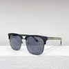 2024 Top -Designer Luxusdesigner Sonnenbrille Neue G -Familie Wu Lei wird denselben Stil personalisierten Sonnenbrillen Frauen vielseitig Mode Flat Mirror GG0382