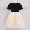 Girl's Dresses Children Princess Dresses for Girls Clothes for Teenagers School Black Dresses Children Clothing Kids Costume 9 Years