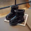 Bottes d'hiver bottes de neige en fourrure chaude pour enfants chaussures en fourrure noire pour filles chaussures de sport antidérapantes pour enfants chaussures bébé rose Z230805
