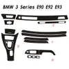 Voor BMW 3 Serie E90 E92 4 deuren Interieur Centrale Bedieningspaneel Deurklink Koolstofvezel Stickers Decals Auto styling Accessorie205D