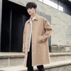 Männer Trenchcoats Mittellangen Mantel Koreanische Mode Männer Leichte Jacken Herbst Mäntel Kleidung Streetwear Dünne 230804