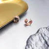 أركان أقراط Heshi Rose Gold Ear Clips المجوهرات للنساء