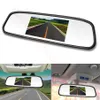 4 3 Car Rearview Mirror Monitor Auto Parking System LED Night Vision Backup Reverse Camera CCD Car Rear View Camera2220