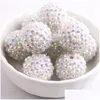 Synthetic Quartz Kwoi Vita Handmade Colorf Chunky Resin Beads Ball For Kids Girls Jewelry Making 230530 Drop Delivery Dhszk