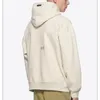 23FW 미국 플록 링 프린트 남자 풀오버 까마귀 가을 겨울 패션 스트리트웨어 후드 셔츠