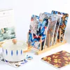 Table Mats 51BD For Creative Butterfly Pattern Rectangle Ceramic Placemat Modern Heat Insulation Pot Pad Cup Chopping