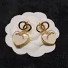 Orecchini di fidanzamento di gioielli di design per orecchini da donna di lusso con orecchini a forma di cuore