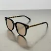 quality fashionable New luxury designer sunglasses Women's Letter High Version Plain Face Black Eyeglass Frame Flat Myopia Mirror Anti Blue Light Female CH0768