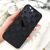 Tasarımcı Telefon Kılıfı Luxurys Unisex iPhone Kılıfları Yeşil Siyah Grids Moda İPhone Cover 11 12 13 14 Promax Yaratıcı Cep Telefonu Kapakları