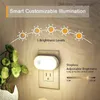 Lampes Shades Night Lights 2022 Motion Sensor LED Light Plug In Dimmable Smart Wall Lamp Pour Bébé Enfants Chevet Chambre Corridor Z230805