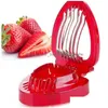 Fruits Légumes Outils Creative Stberry Slicer Sculpture Gâteau Décoratif Cutter Cuisine Gadget Accessoires Couteau Drop Delivery Accueil Gar Dhlqu