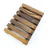 Soap Dishes Natural Bamboo Wooden Plate Tray Holder Box Case Shower Hand Washing Holders Drop Delivery Home Garden Bath Bathroom Acces Dh7B6