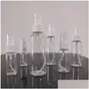 Packing Bottles Wholesale 10Ml 20Ml 30Ml 50Ml 60Ml 100Ml Empty Pet Clear Plastic Fine Mist Spray Bottle For Cleaning Travel Essential Dhnj1