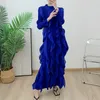 Party Dresses 2023 Summer Pleated Long Ruffle Dress Fashion