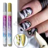 Smalto per unghie 12 colori Nail Art Graffiti Penna Pennarello per disegno impermeabile Set Onda Striscia Linee astratte Pennello Forniture per manicure Strumento SAG-B 230804