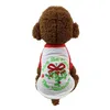 Hundkläder julplover hoodies husdjur kattdräkt skjorta tröja för santa snögubbe bälte casual kläder xs s m l drop leverans hem dhq8o