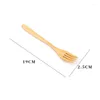 Ensembles de vaisselle cuillère en bois fourchette cuisine en bambou ustensiles de cuisine outils soupe-cuillère à café vaisselle pour desserts salade cadeaux ménagers