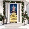 Декоративные цветы рождественские волшебники безликие дверные дверные куклы висят украшения венок венок домашний декор