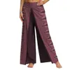 Pantaloni Harem Fessura Gamba Larga Yoga Palazzo Casual Beach Boho Hippie per Donna