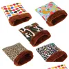 Forniture per piccoli animali Calda cuccia per criceti Morbida peluche Guinea Pig Rat Nido Animali Mouse Slee Bag Gabbia 5 colori Drop Delivery Home Ga Dht7N