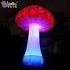 Prix de promotion en gros champignon gonflable décoratif avec lumières led jouets sport inflation plantes artificielles champignon pour la décoration d'événement de fête