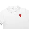 Share to Be Partner Play Fashion T-shirt da uomo Designer Red Heart Shirt Maglietta casual T-shirt estiva a maniche corte in cotone ricamatoRAJ8