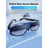 VR Glasses 2023 Rokid Max AR 3D Smart Micro OLED 215Max screen 50 FoV Viewing For Phones Switch PS5 Xbox PC All in One 230804