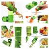 Utensili per frutta e verdura Utensili per taglierina creativa Spiralizer Facile guarnire Veggie Twister Dispositivo di elaborazione Gadget da cucina Cooking Drop Dhtwz