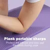 Yogamattor 1pc för kvinnors anti -slip NBR Gummitelasticitet VÄNT Vikt Sportmatta Gymnastisk gymmet Fitness Accessories 230814