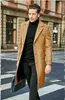 Trench da uomo Cappotto British Manica lunga Autunno Inverno Tendenza Moda Giacche monopetto in lana Cappotto maschile 230804