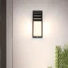 Vägglampa AC86-256V LED-sensor rörelse Senson smart inomhus utomhus vattentät IP65 minimalistisk sovrum trädgård vardagsrum ljus