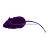 Chat Jouets Colorf Souris Jouet Réaliste Fourrure Souris Animal Squeak Squeaker En Caoutchouc Pet Fournitures Drop Delivery Maison Jardin Dhqi1