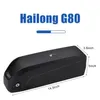 Batterie Hailong Li-Ion E-Bike Batteria 48V 13Ah 17.5Ah 21Ah Bms 20A 30A 40A Ioni di litio Ebike Custodia per bici elettrica Drop Delivery Dhrdu