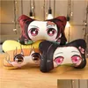 Almofada/travesseiro decorativo Devils Blade Car Neck Demon Slayer Kimetsu No Yaiba Manga Tanjirou Nezuko Cartoon Cute Almofada Decoração Dhc6I