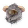 أزياء CAT PET HAT COSTUME COSPLAY LION MANE CAP مع آذان هريرة قابلة للتعديل لباس هالوين لوازم الشتاء الخريف إسقاط DE DHDNY