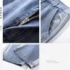 Jeans pour hommes Rrtro Do Old Gradient Washed Men Baggy Soft Denim Streetwear Korean Straight Wide Leg Pantalon Café Noir Gris Bleu