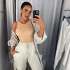 Vrouwen Jumpsuits Rompertjes O Hals Mouwloze Sexy Bodysuit Vrouwen Off Shoulder Body Top Streetwear Witte Bodysuits pak kleding kleding maat 230804